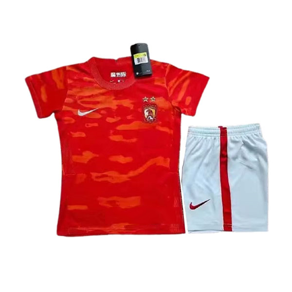 Heimtrikot Guangzhou FC Kinder 2021-2022 Günstige Fußballtrikots